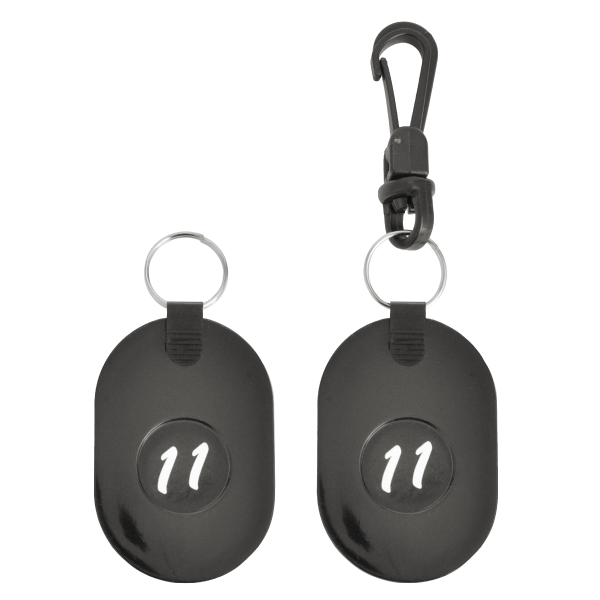 ツインチケット 11～20 黒 番号札 プラスチック クローク 預かり札 引換券 親子札 荷物 荷札 タグ ナンバー 飲食店 店舗用品 オフィス 事務用品