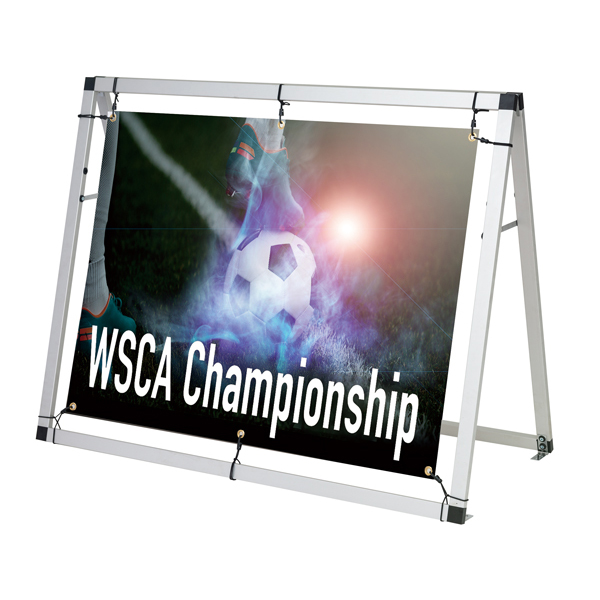 Aフレーム    W1200　スタンド看板　バナースタンド　展示会　セミナー会場　販促品　屋外用バナー