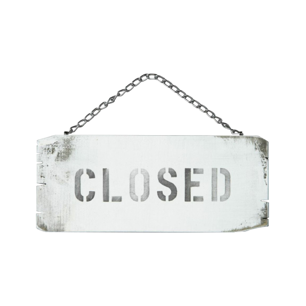 木製営業看板 OPEN・CLOSED S　店舗用品　運営備品　営業中サイン　営業中プレート