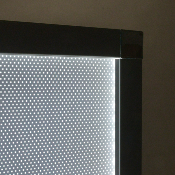 イージーライトA　B1片面ブラック　店舗用品　販促用品　LEDスタンド看板　LEDパネル付スタンド