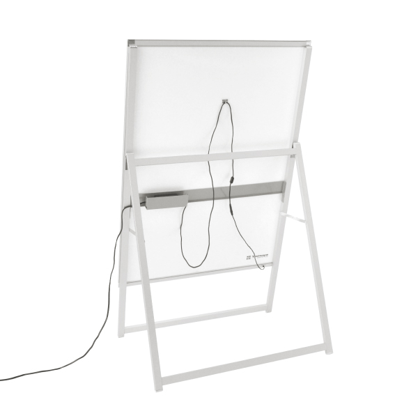 イージーライトA　B1片面シルバー　店舗用品　販促用品　LEDスタンド看板　LEDパネル付スタンド