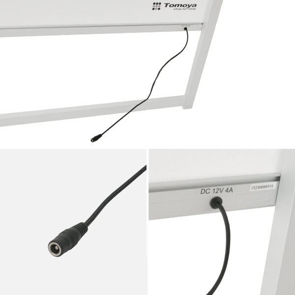 イージーライトA　B1片面シルバー　店舗用品　販促用品　LEDスタンド看板　LEDパネル付スタンド