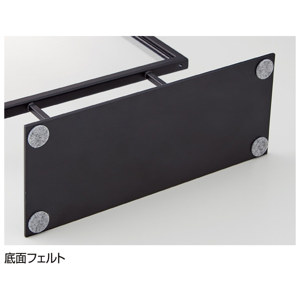 スチール製ポップスタンド(両面)A4タテ白2ケ