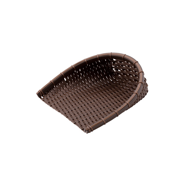 DP-300-DB  PPラタン 竹タイプ 箕 濃茶 30型