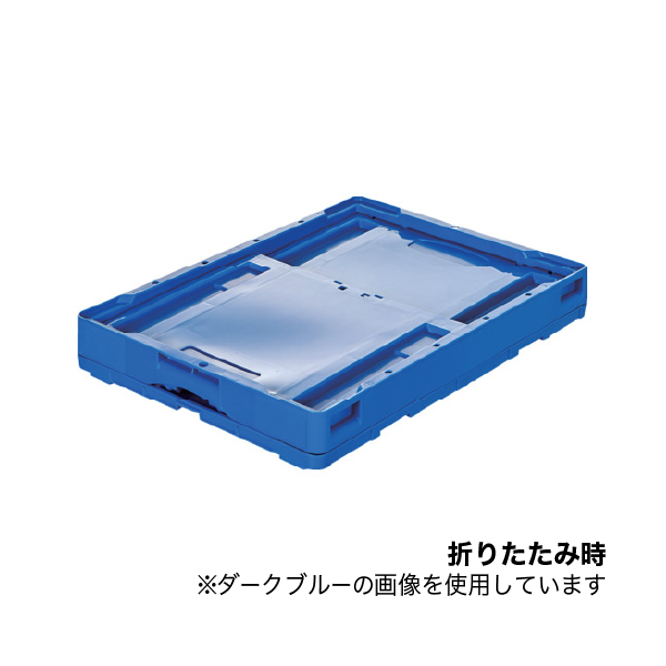 折りたたみコンテナ50L 透明 フタ無