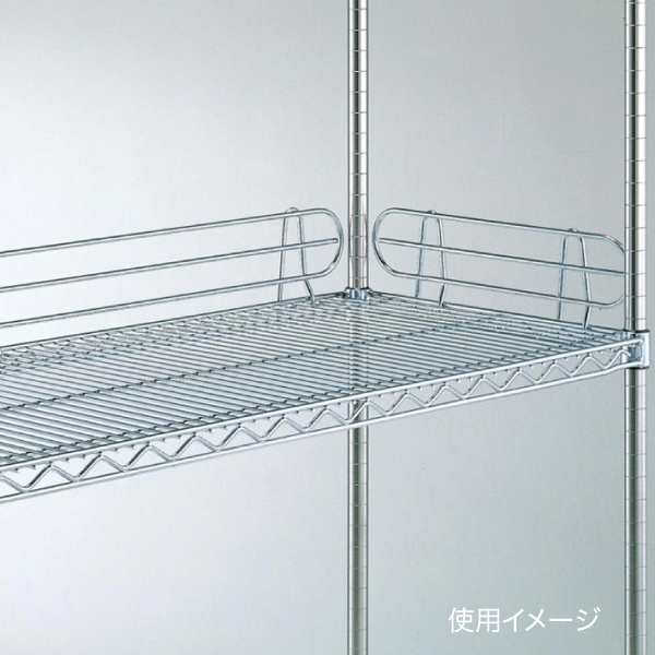 バックレッジ エレクターシェルフ スーパーシリーズ ステンレスワイヤーシェルフ用 有効高さ100mm間口910mm用 1本 【業務用】 BLT910S
