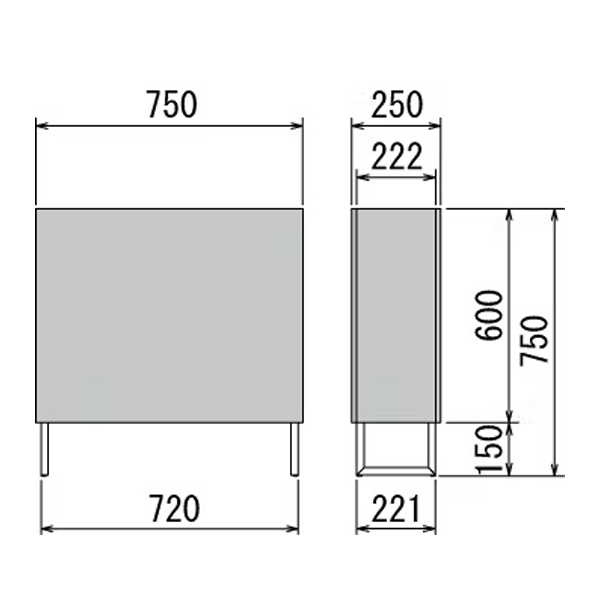GR2009 パーテーション BOXプランター