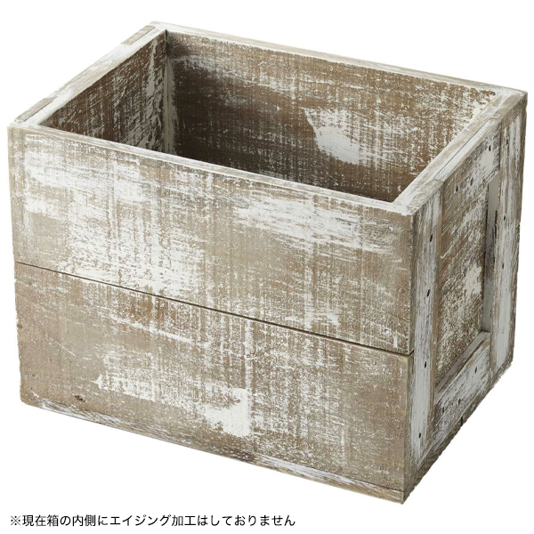 木製ディスプレイボックス 5面ライトオーク＋エイジング