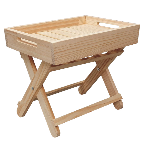 パイントレーデスク 小 白木