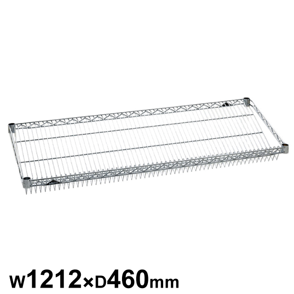 エレクターシェルフ スーパーシリーズ スランテッドシェルフ 棚板 W1212×D460mm 棚板1枚 【業務用】 ST1220