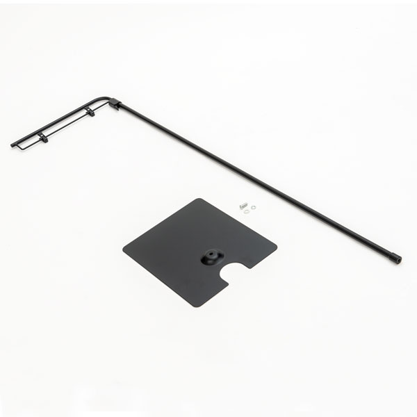 フロアースタンドB  ブラック(L型)　販促用品　フロアポップスタンド