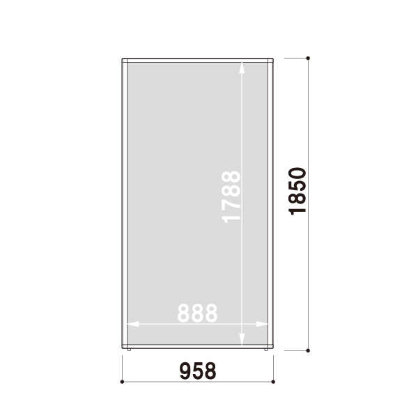 パーテーションパネル アクリル PP-918M
