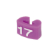 ローコストサイズチップ I（19 紫）　店舗用品　ピン・タグ付・プライス用品