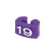ローコストサイズチップ I（19 紫）　店舗用品　ピン・タグ付・プライス用品
