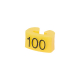 ローコストサイズチップ II（100 黄）　店舗用品　ピン・タグ付・プライス用品
