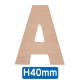 【在庫限り】AtoZアルファベット 40mm  「K」　店舗用品　販促用品　切文字　看板