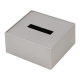 ティッシュボックス BOX-10 ガンメタリック