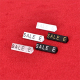 ニュープライスキューブ補充S用 黒/金SALE  プライス表示 価格表示