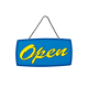 OPEN・CLOSED  OC-71 ブルー