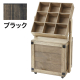 組立式ワゴンタイプ什器 ホワイト