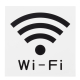 サインプレート Wi-Fi 小　店舗用品　運営備品　安全用品・標識　室内表示・屋内標識　ドア表示
